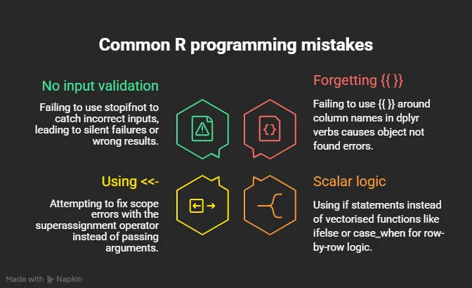 Common Mistakes When Writing R Functions Common Mistakes When Writing R Functions