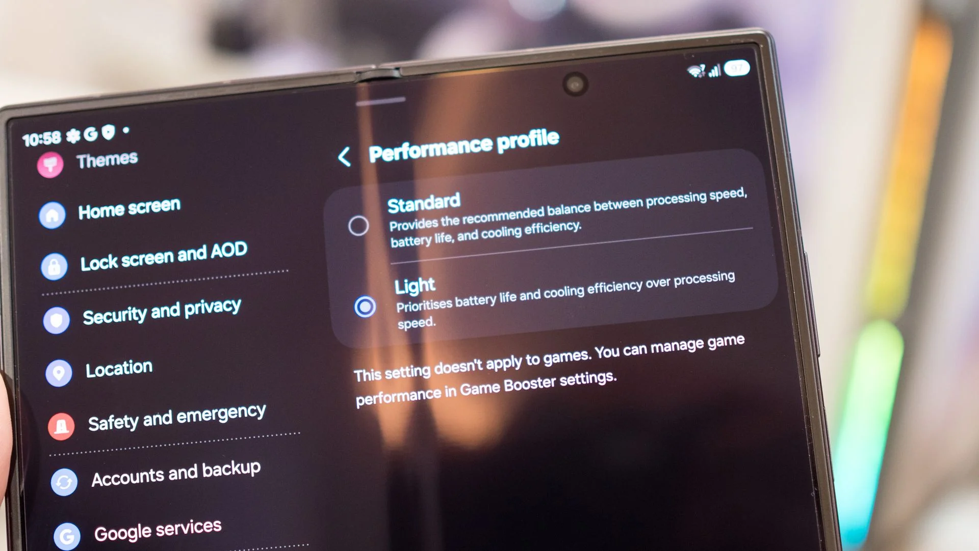 One UI 9 settings