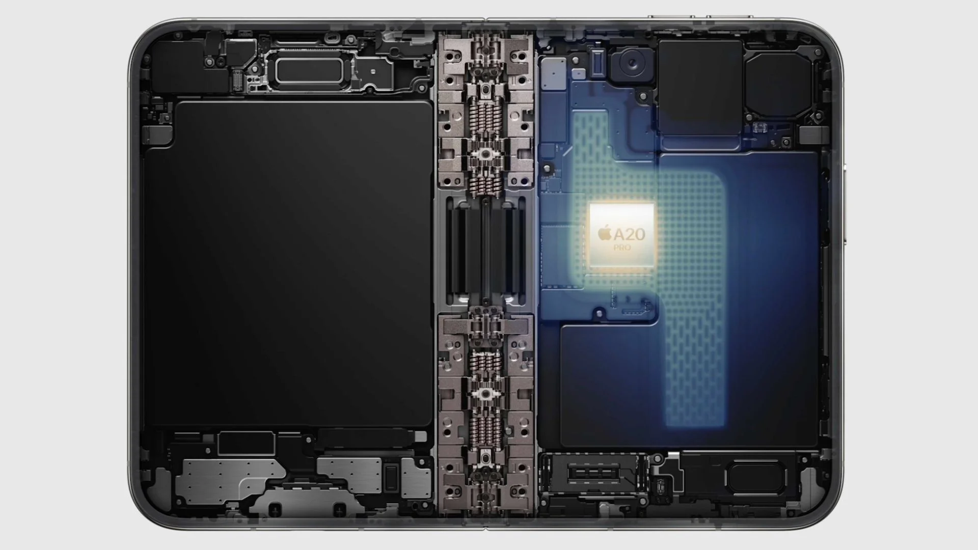 The A20 Pro chip inside the iPhone Duo.